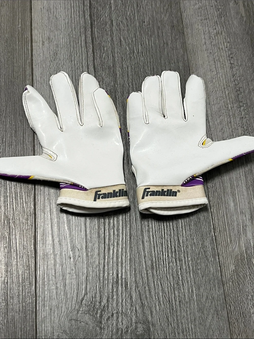 Franklin kids Minnesota Vikings football gloves- size XS